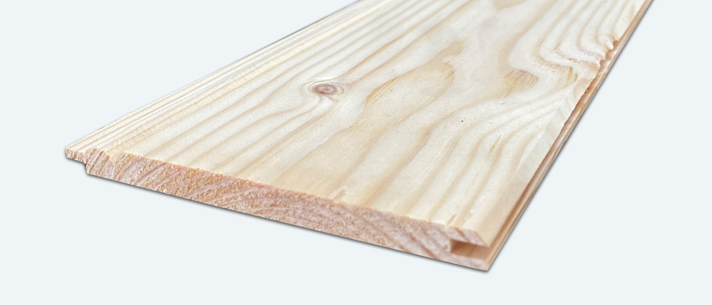 Buy Softwood 9mm Matchboard Timber Cladding | UK Delivery